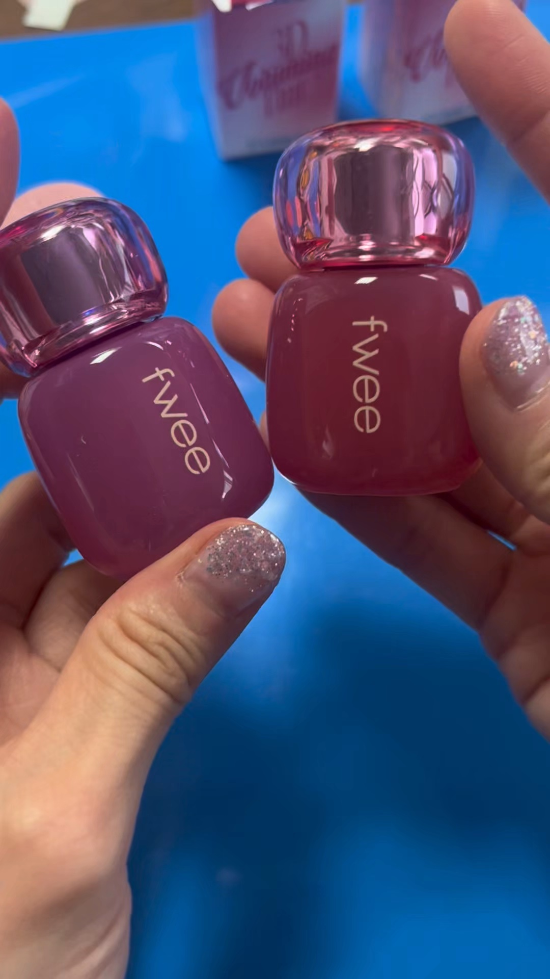 フィー 3Dボリューミンググロス/fwee/リップグロスを使ったクチコミ（1枚目）