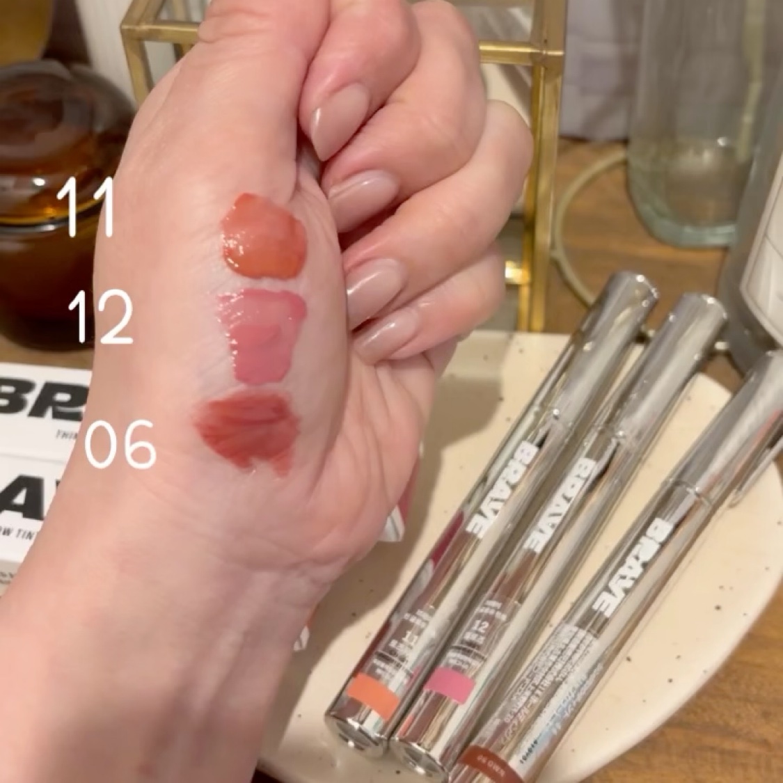 THIN GLOW TINT/BRAYE/口紅を使ったクチコミ（3枚目）