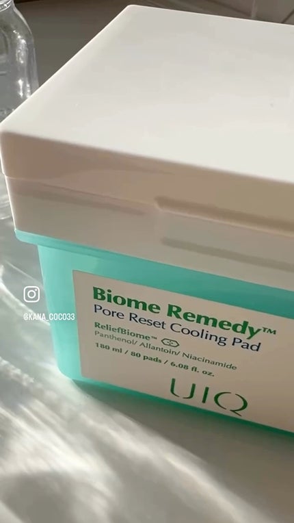 バイオームレメディポアリセットクーリングパッド/UIQ/トナーパッドの人気ショート動画