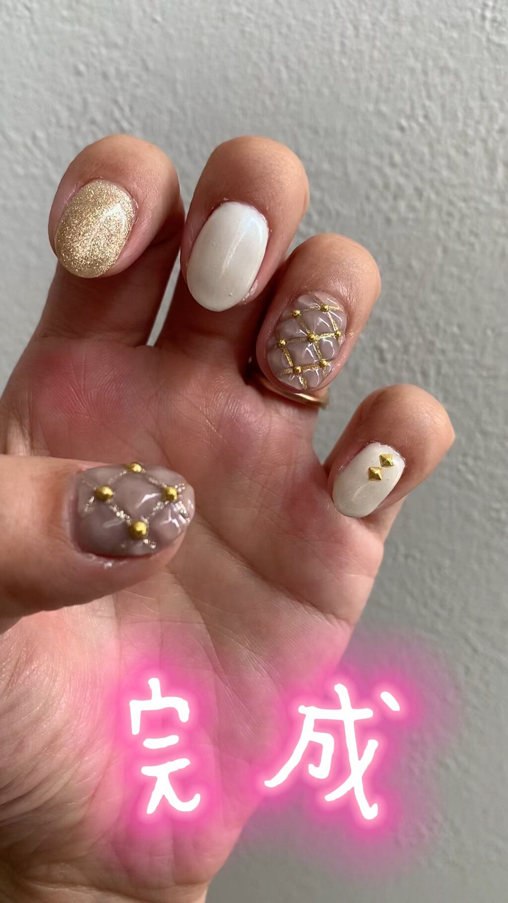 ネイルパーツ/セリア/ネイルチップ・パーツを使ったクチコミ（1枚目）