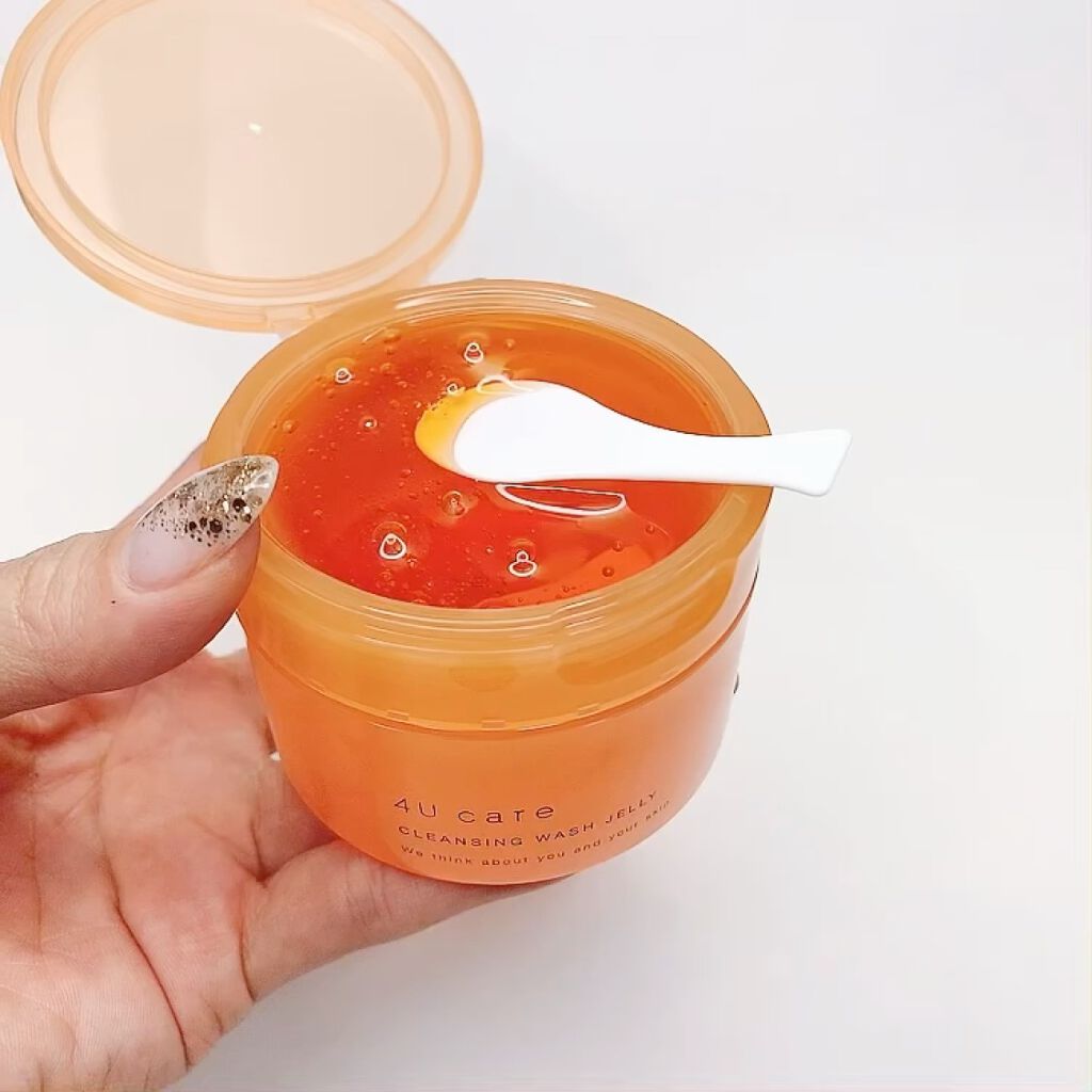 クレンジング洗顔ジェリー/4U care/クレンジングジェルを使ったクチコミ（3枚目）