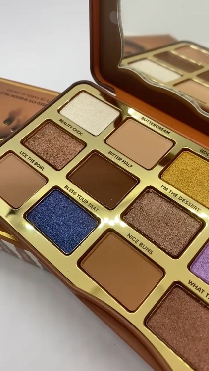 ベター ザン チョコレート ココア アイシャドウ パレット/Too Faced/アイシャドウパレットの動画クチコミ4つ目