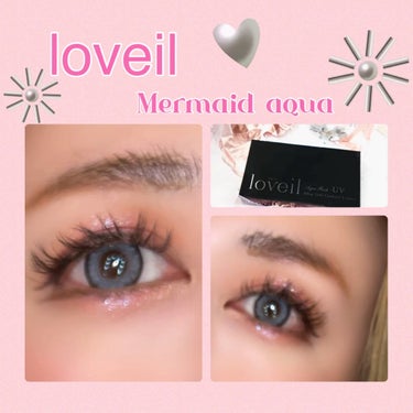 loveil loveil 1day / 1monthのクチコミ「loveilloveil 1day 
Mermaid aqua

お試し一セット購入✨✨

ブ.....」（1枚目）