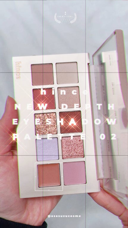 ニューデップスアイシャドウパレット/hince/アイシャドウパレットの人気ショート動画