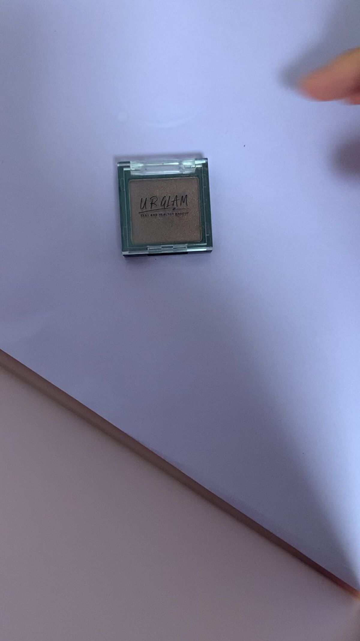 UR GLAM　POWDER EYESHADOW/U R GLAM/単色アイシャドウを使ったクチコミ（1枚目）