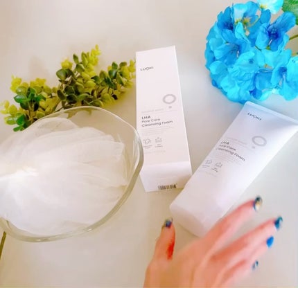 ダブルショットLHA毛穴ケアクレンジングフォーム /LUOKI/クレンジングクリームを使ったクチコミ(2枚目)