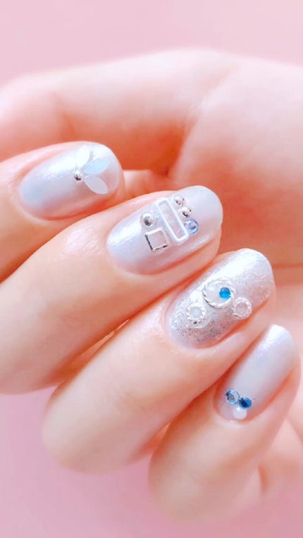 ジュエリーストーンシール/lacoraran/ネイルシールの人気ショート動画