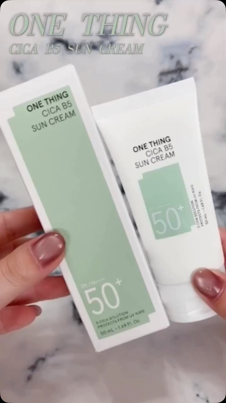 シカB5日焼け止め/ONE THING/日焼け止めクリームの動画クチコミ2つ目