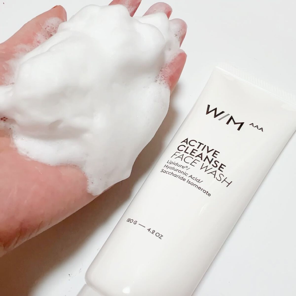 アクティブクレンズフェイスウォッシュ/Ｗ/M AAA/洗顔フォームの動画クチコミ1つ目