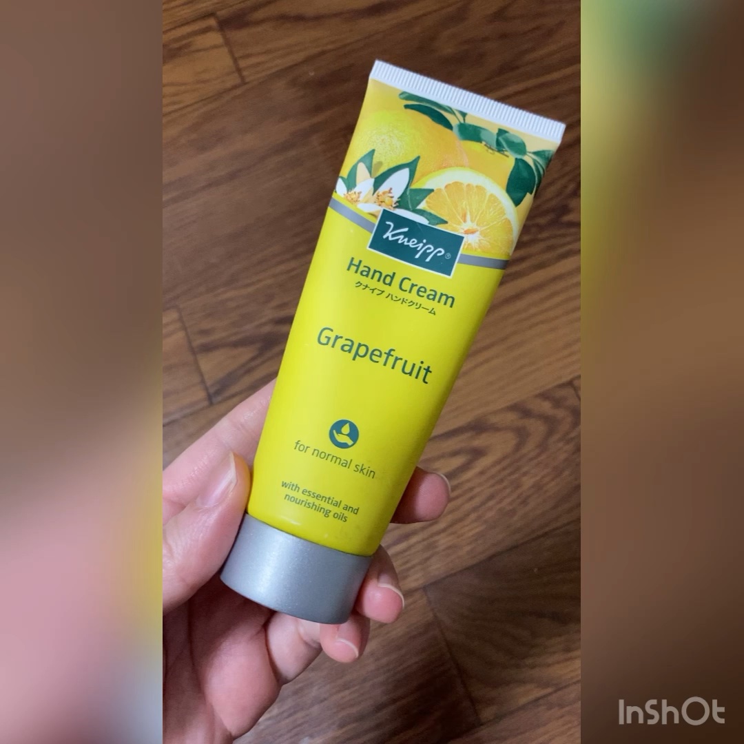クナイプ ハンドクリーム グレープフルーツの香り/クナイプ/ハンドクリームの動画クチコミ3つ目