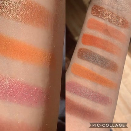 ソルテッド キャラメル ミニ アイシャドウ パレット/Too Faced/アイシャドウパレットを使ったクチコミ(4枚目)