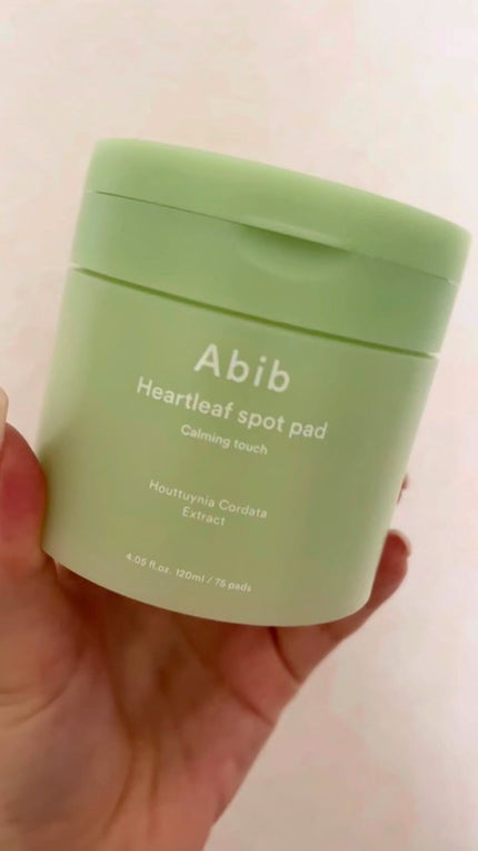 ドクダミカーミングタッチスポットパッド/Abib /トナーパッドの人気ショート動画