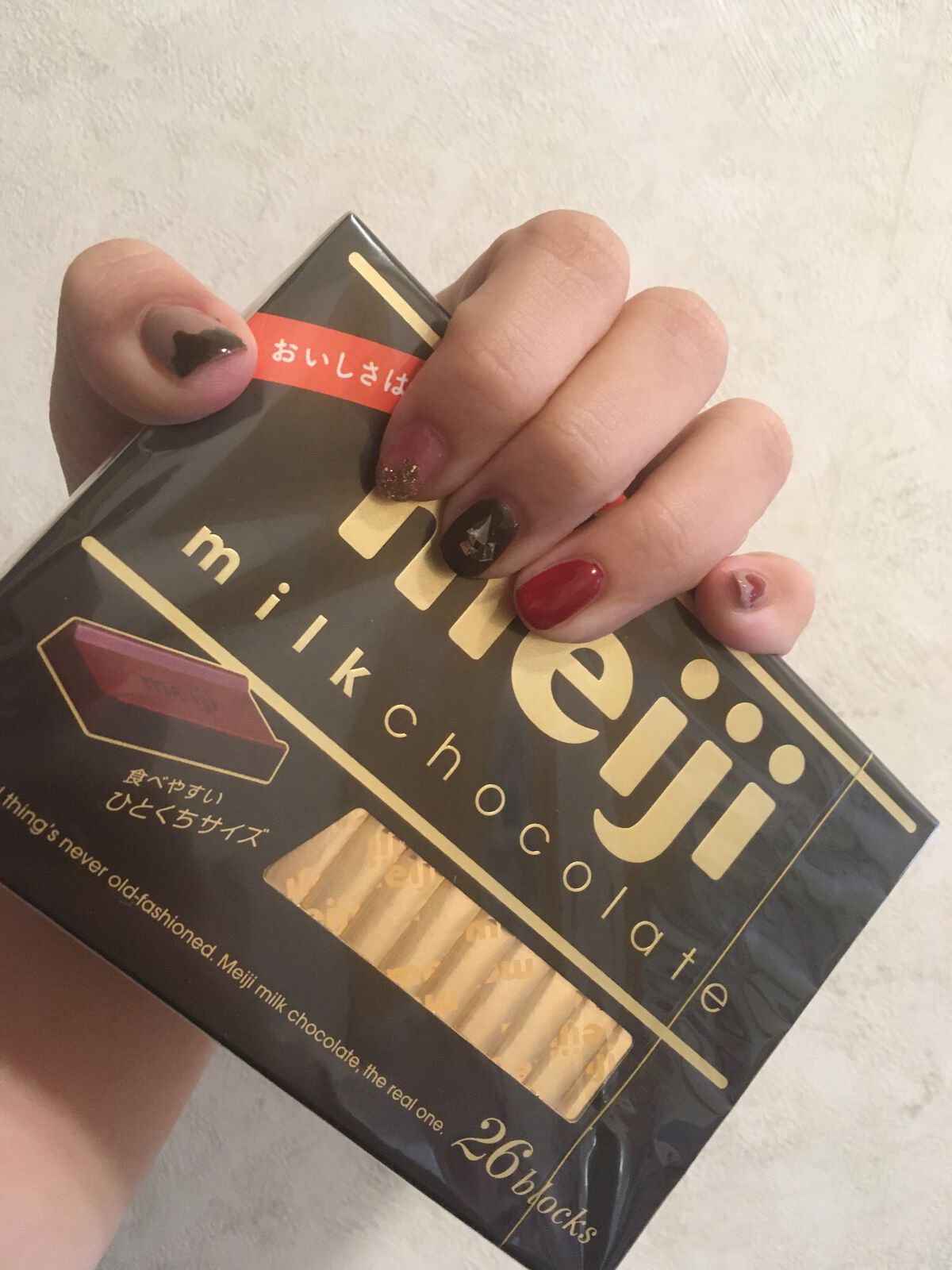 #チョコレートネイル,#バレンタインネイルのネイルデザイン