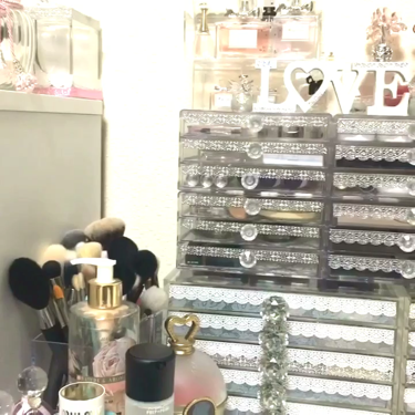 アクリル小物収納・3段/無印良品/その他化粧小物を使ったクチコミ(4枚目)