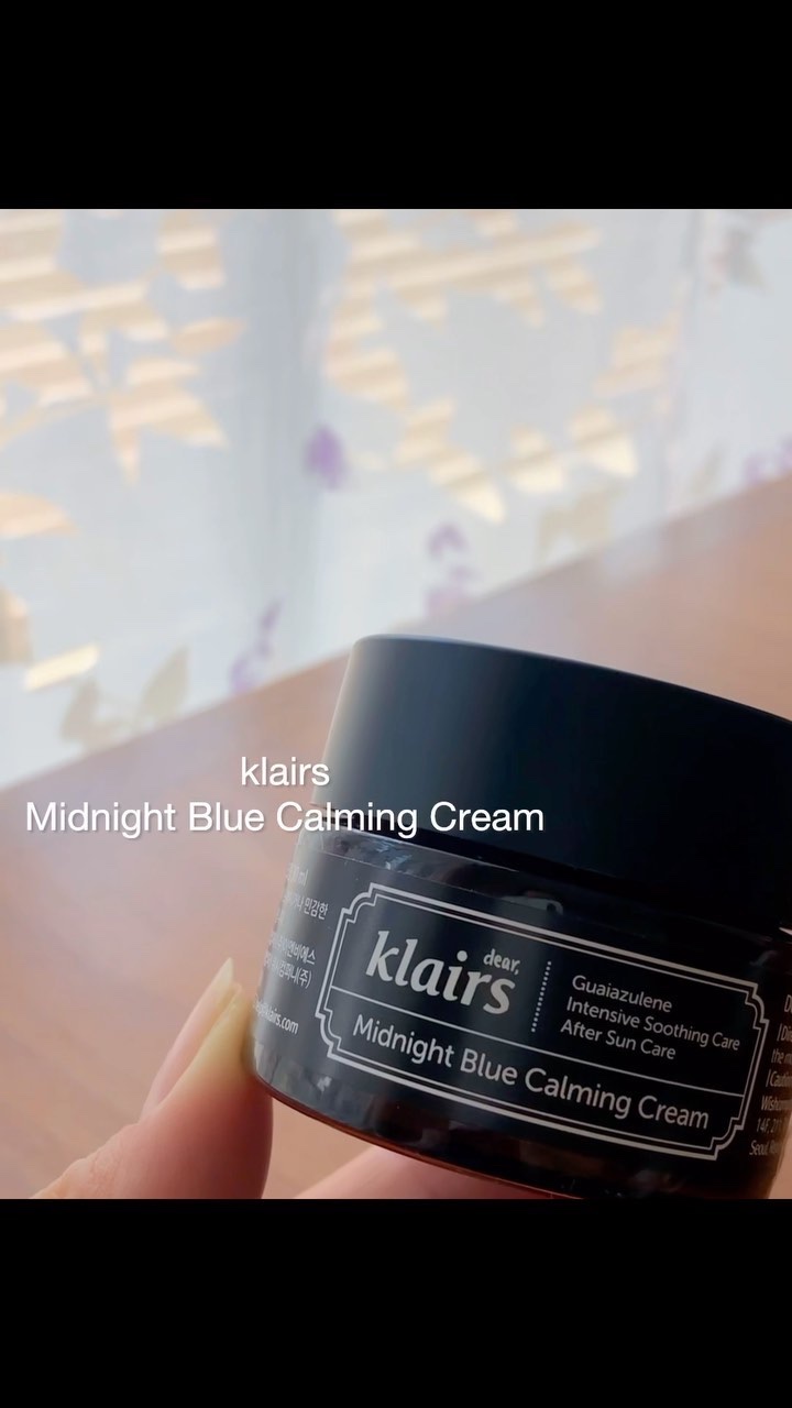 ミッドナイトブルーカーミングクリーム/Klairs/フェイスクリームの人気ショート動画