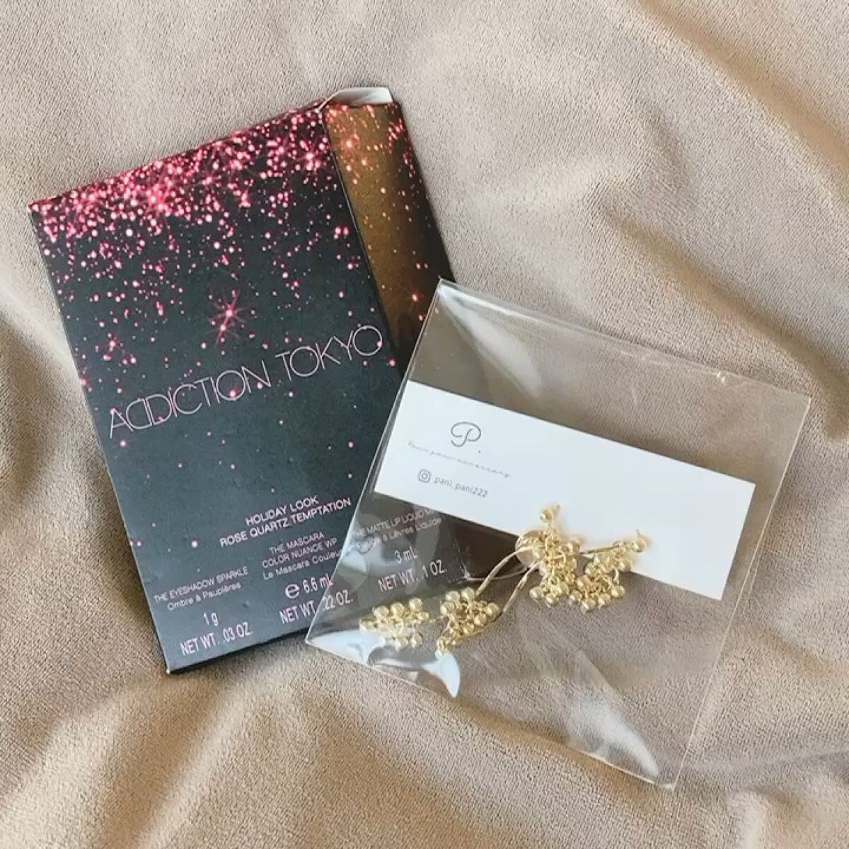 ホリデー ルック コレクション ローズ クォーツ テンプテーション/ADDICTION/メイクアップキットを使ったクチコミ（1枚目）