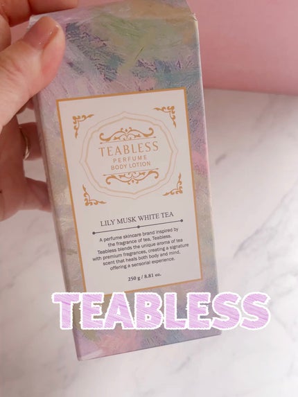 パフュームボディローション リリィムスクホワイトティー/TEABLESS/ボディローションの人気ショート動画
