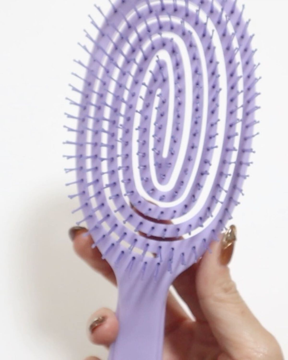 デタングリングブラシ ３Dスーパーフィット/マペペ/ヘアブラシを使ったクチコミ（3枚目）