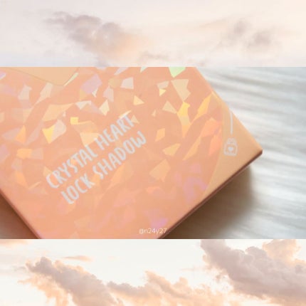 クリスタルハートロックシャドウ/BLACK ROUGE/アイシャドウパレットを使ったクチコミ(1枚目)