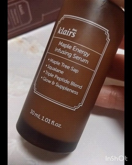 メープルエナジーインフュージングセラム/Klairs/美容液の人気ショート動画