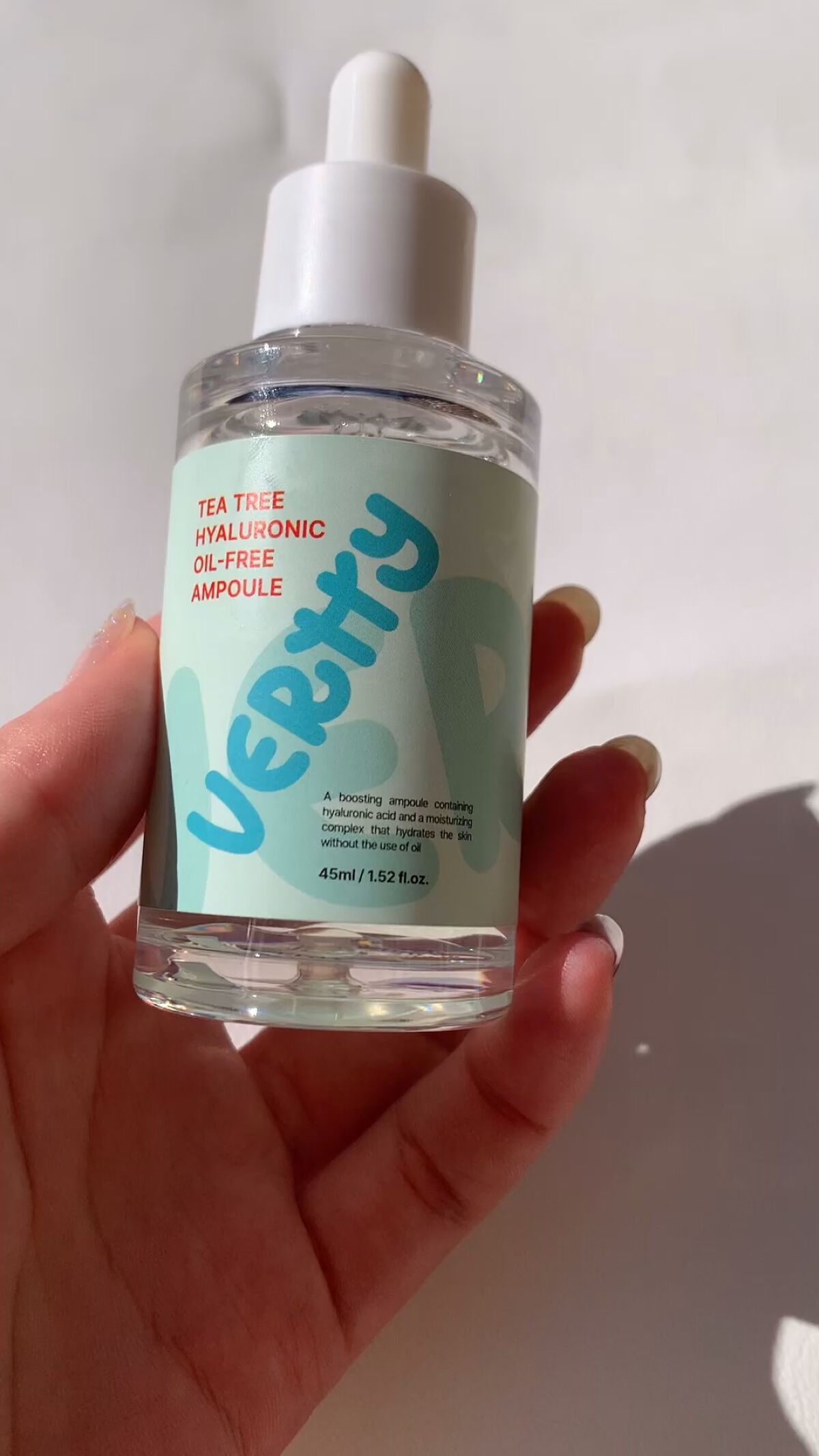 ティーツリーヒアルロン酸オイルフリーアンプル/Vertty/美容液の動画クチコミ2つ目
