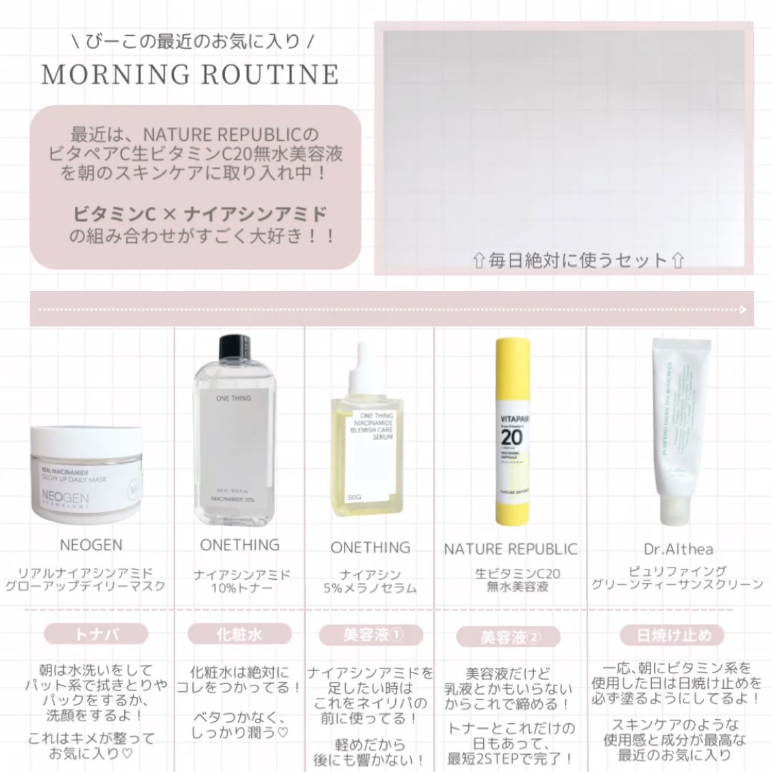 ナイアシンアミド化粧水/ONE THING/化粧水を使ったクチコミ（2枚目）