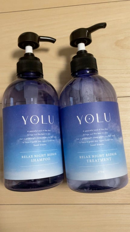 リラックスナイトリペア シャンプー/トリートメント/YOLU/市販シャンプーの人気ショート動画
