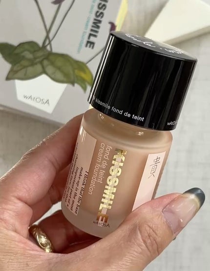 キスミレ ファンデーション クリーム/ワトゥサ/クリーム・エマルジョンファンデーションを使ったクチコミ(2枚目)