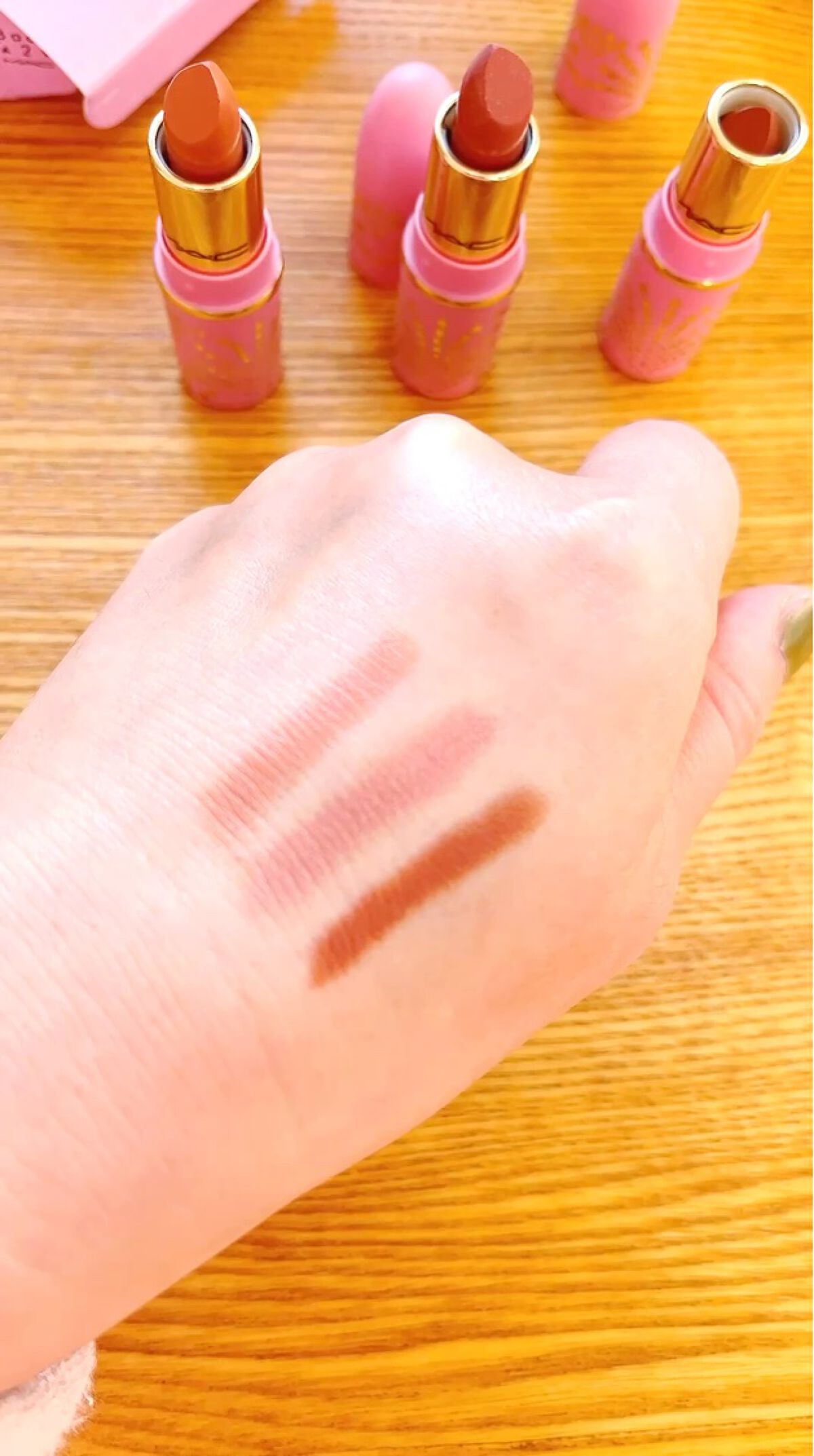 テイスト オブ バブリー ミニ リップスティック キット/M・A・C/メイクアップキットを使ったクチコミ（3枚目）