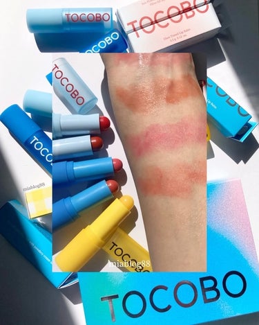 Glass Tinted Lip Balm/TOCOBO/リップケア・リップクリームを使ったクチコミ（3枚目）