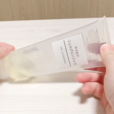 マイルドジェルクレンジング/無印良品/クレンジングジェルを使ったクチコミ（1枚目）