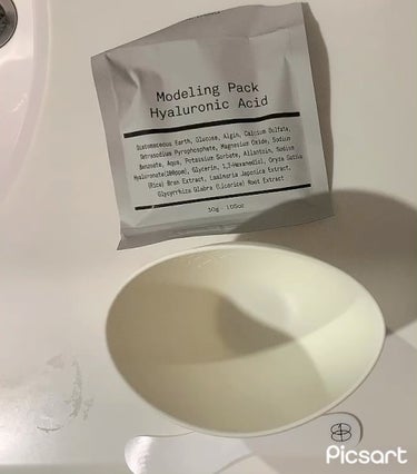 モデリングパック ヒアルロン酸 /ONE THING/洗い流すパック・マスクを使ったクチコミ（3枚目）
