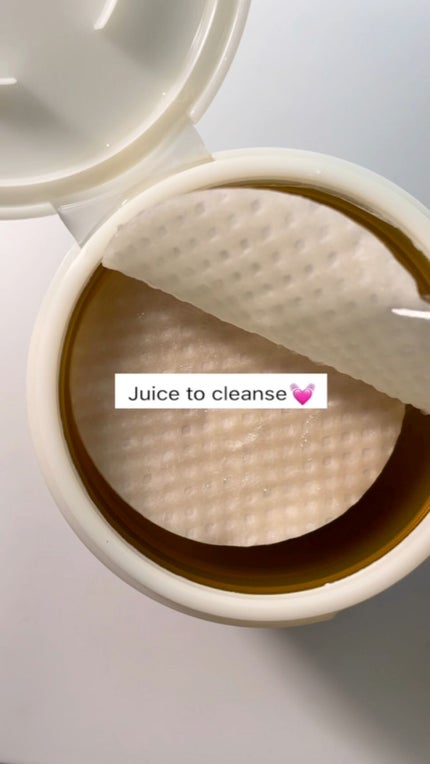 ビネガー コンブチャ ヴィーガン カーミングパッド/JUICE TO CLEANSE/トナーパッドの人気ショート動画