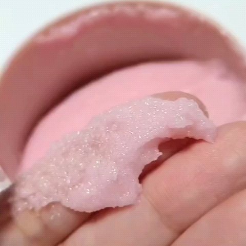 Q+Me スウィート ボム タラソ スクラブ/AGARISM/バストケア・ヒップケアを使ったクチコミ（3枚目）