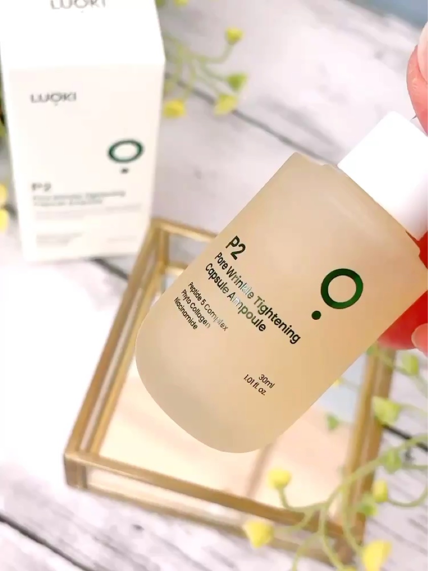 P2毛穴シワタイトニングカプセルアンプル/LUOKI/美容液を使ったクチコミ（3枚目）