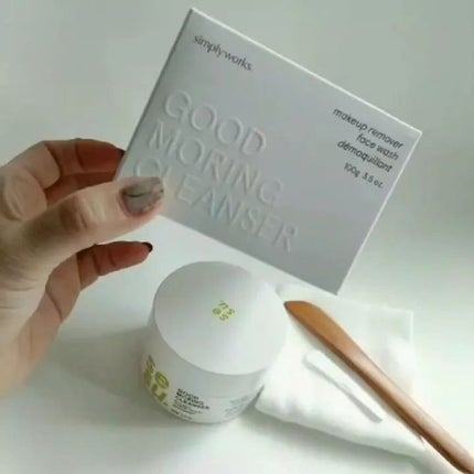 GOOD MORING  CLEANSER/simply works/クレンジングバームを使ったクチコミ(3枚目)