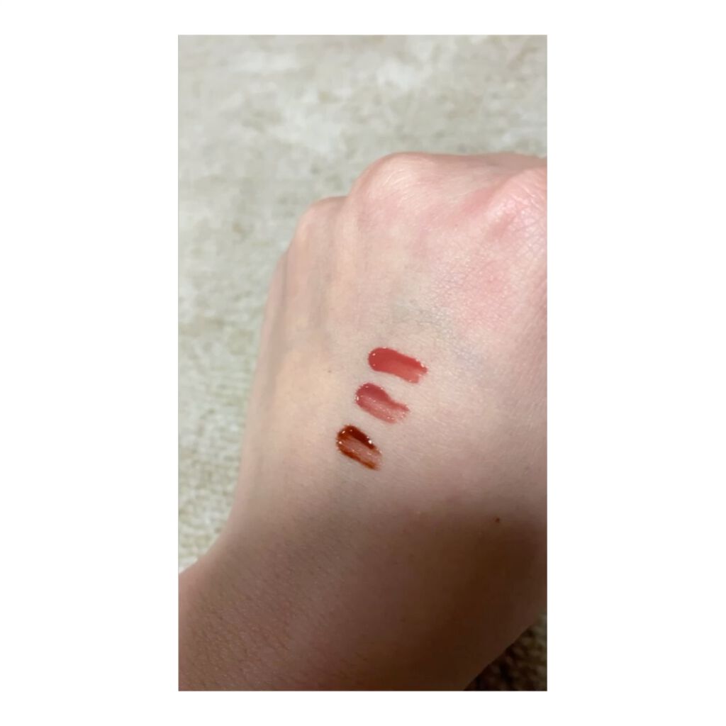 ジューシーラスティングティント/rom&nd/リップティントを使ったクチコミ（2枚目）