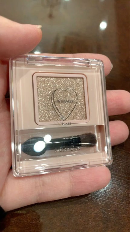 フーミー シングルラメシャドウ/WHOMEE/単色アイシャドウを使ったクチコミ(1枚目)