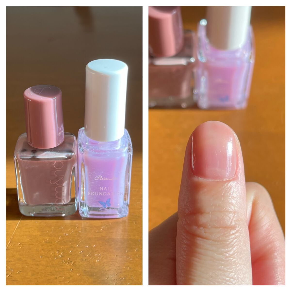 ネイルファンデーション/パラドゥ/マニキュアを使ったクチコミ（1枚目）