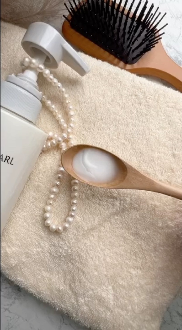 ムーンパール モイスチャー ヘアシャンプー/ヘアトリートメント/ミキモト コスメティックス/市販シャンプーの動画クチコミ1つ目