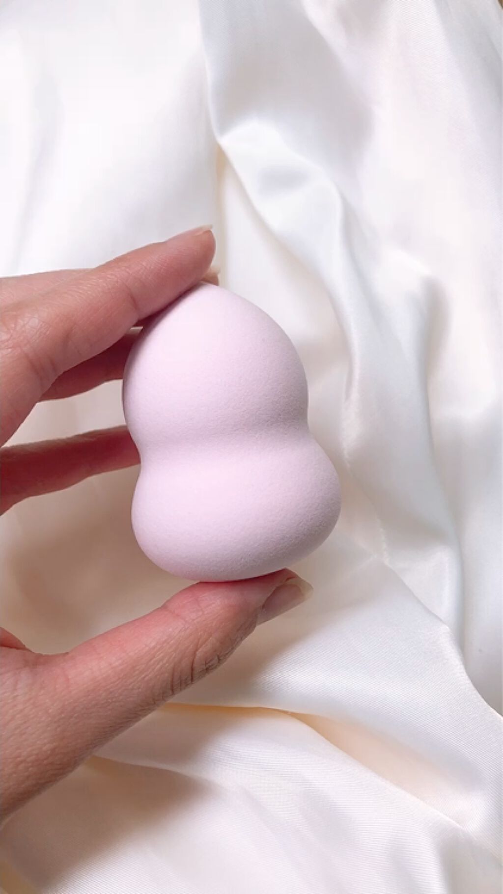 リキッドファンデーションスポンジ(ホイップ型)/DAISO/パフ・スポンジを使ったクチコミ（2枚目）