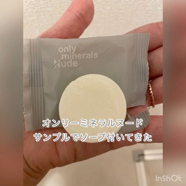 エトヴォス 泡立てネットのクチコミ「#ONLY MINERALS
一式購入時付いてきた
#Nude ポアクレイソープ

私、洗顔フ.....」（1枚目）