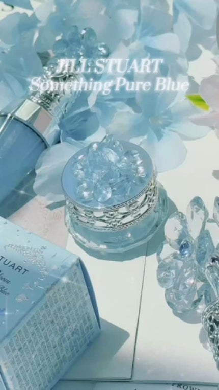 ジルスチュアート クリスタルブルーム サムシングピュアブルー シマリング フレグランスバーム/JILL STUART/練り香水の人気ショート動画
