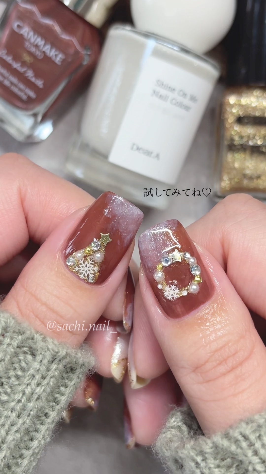 ネイル エナメル 細筆タイプ/ちふれ/マニキュアの動画クチコミ3つ目