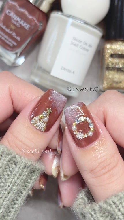 ネイル エナメル 細筆タイプ/ちふれ/マニキュアの人気ショート動画