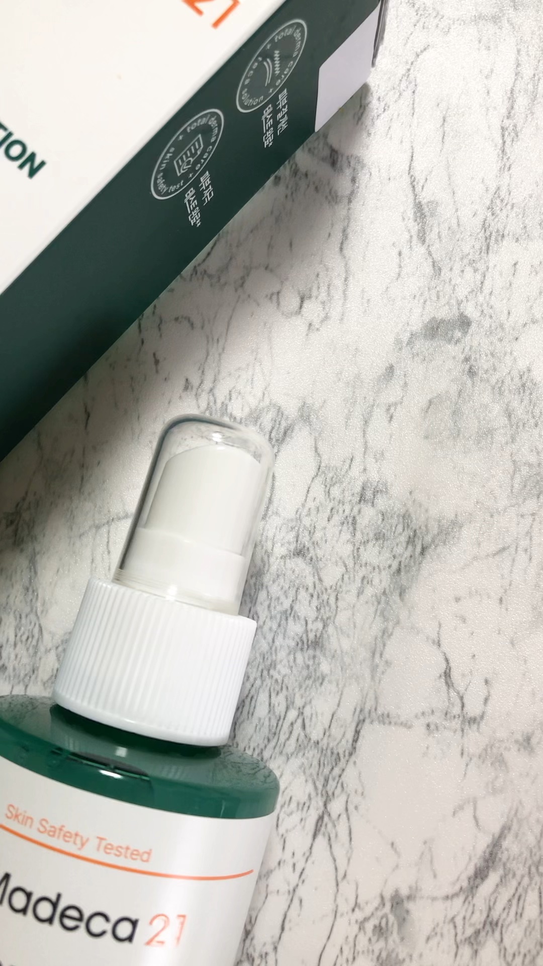 テカソルーションスージングミストトナー/Madeca21/ミスト状化粧水を使ったクチコミ（1枚目）