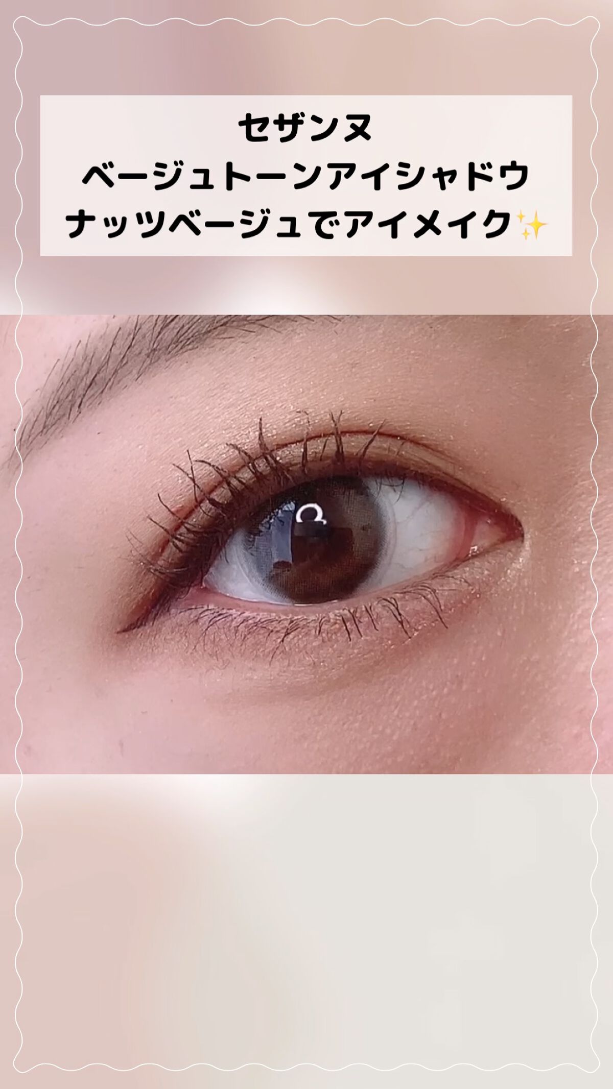 ベージュトーンアイシャドウ/CEZANNE/アイシャドウパレットを使ったクチコミ（1枚目）