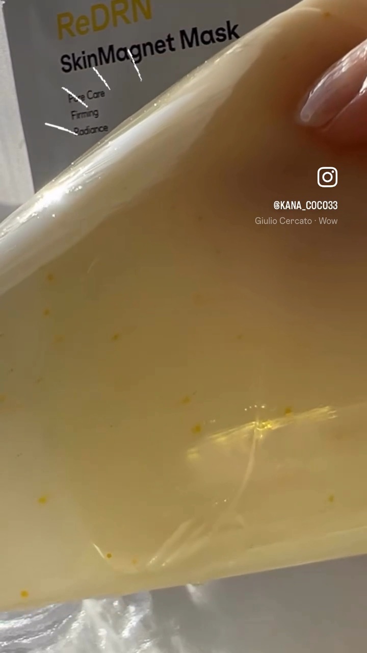 ReDRN スキンマグネットマスク/Dr.nineteen/シートマスク・パックの動画クチコミ1つ目