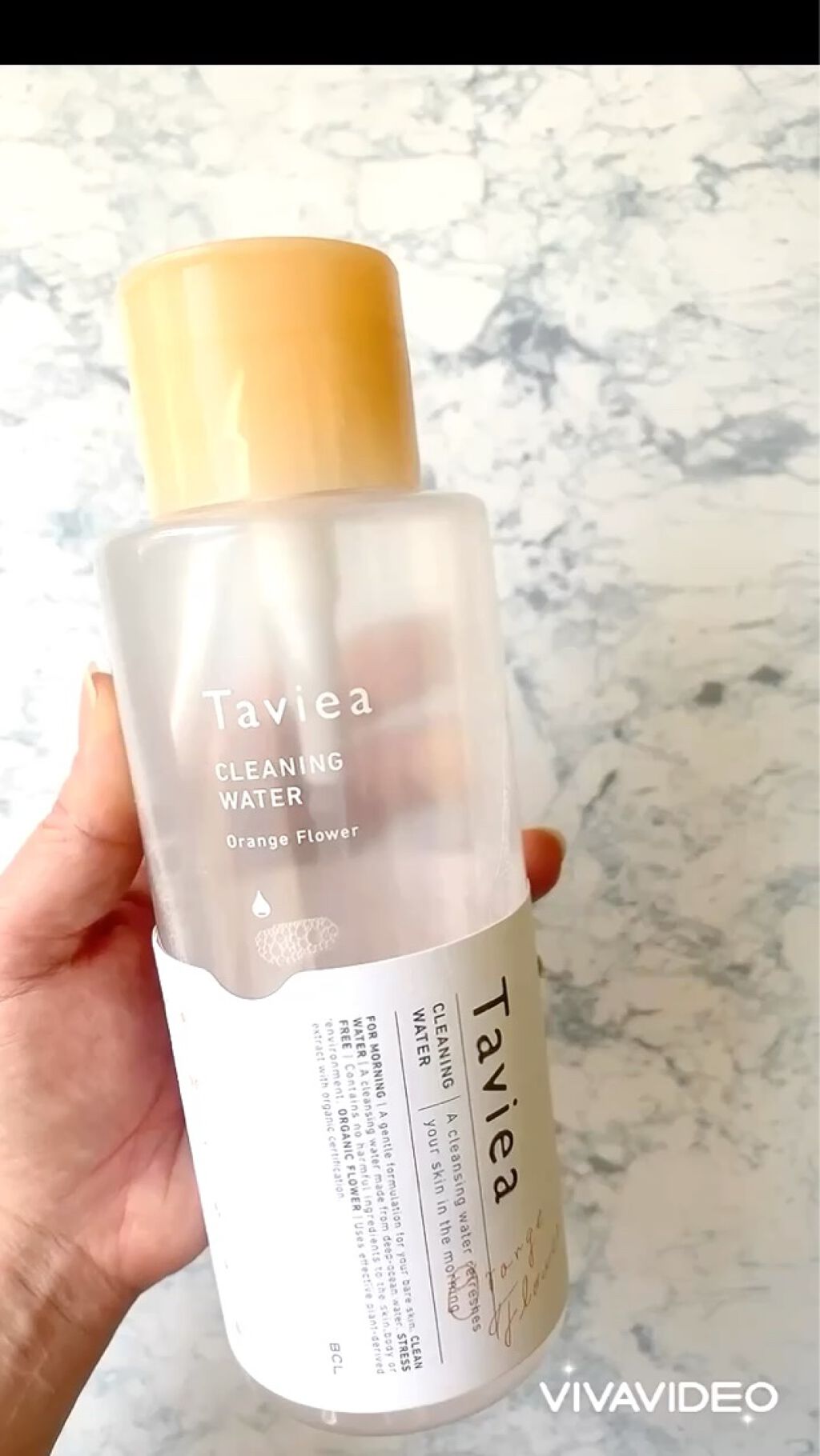 クリーニングウォーター ef／of/タヴィア /化粧水の動画クチコミ1つ目