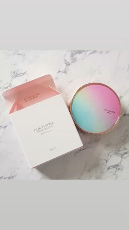 ピンクティーツリーカバークッション/APLIN/クッションファンデーションの人気ショート動画